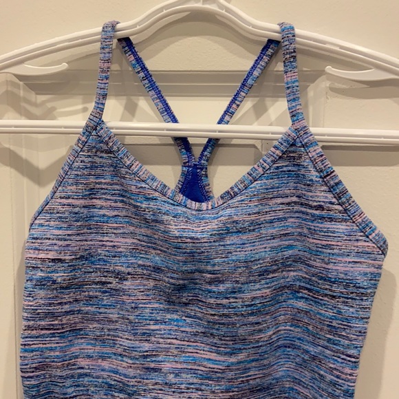 Ivivva Blue & Purple Spaghetti Strap Tank Top - Picture 2 of 6